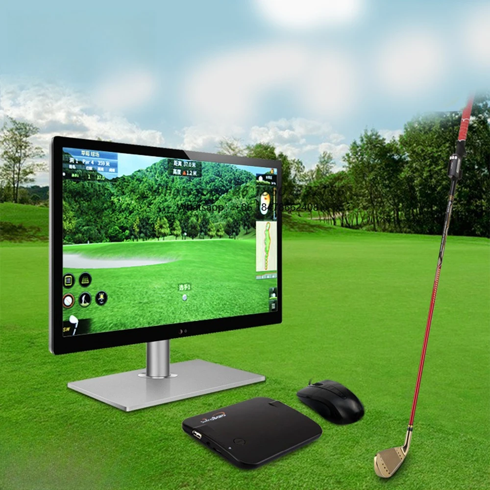 PGM MNQ008 Indoor Portable 3D Mini Golf Simulator for Home Use