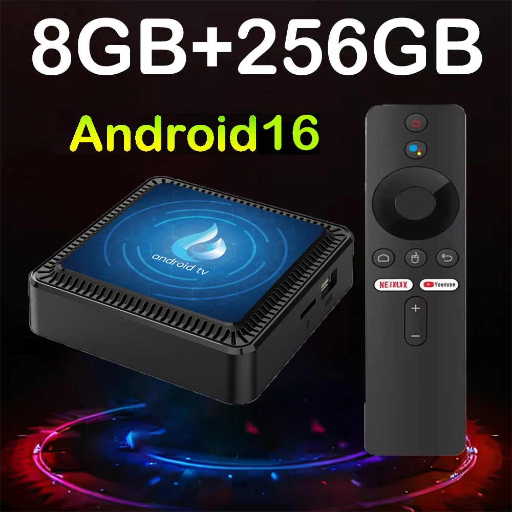 2026-q17-8kスマートtvボックス-ram-4gb-8gb-rom-128gb-256gb-android-16-メディアプレーヤー-allwinner-h313-googleアシスタント-netflix対応-セットトップボックス