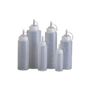 Ausgewiesene Plastik -Squeze -Gewürzflasche, geeignet für Tomatensalatsauce, Küchenbedarf, Desktop, Multifunktion 6 Hauptumsatzbestand - №4