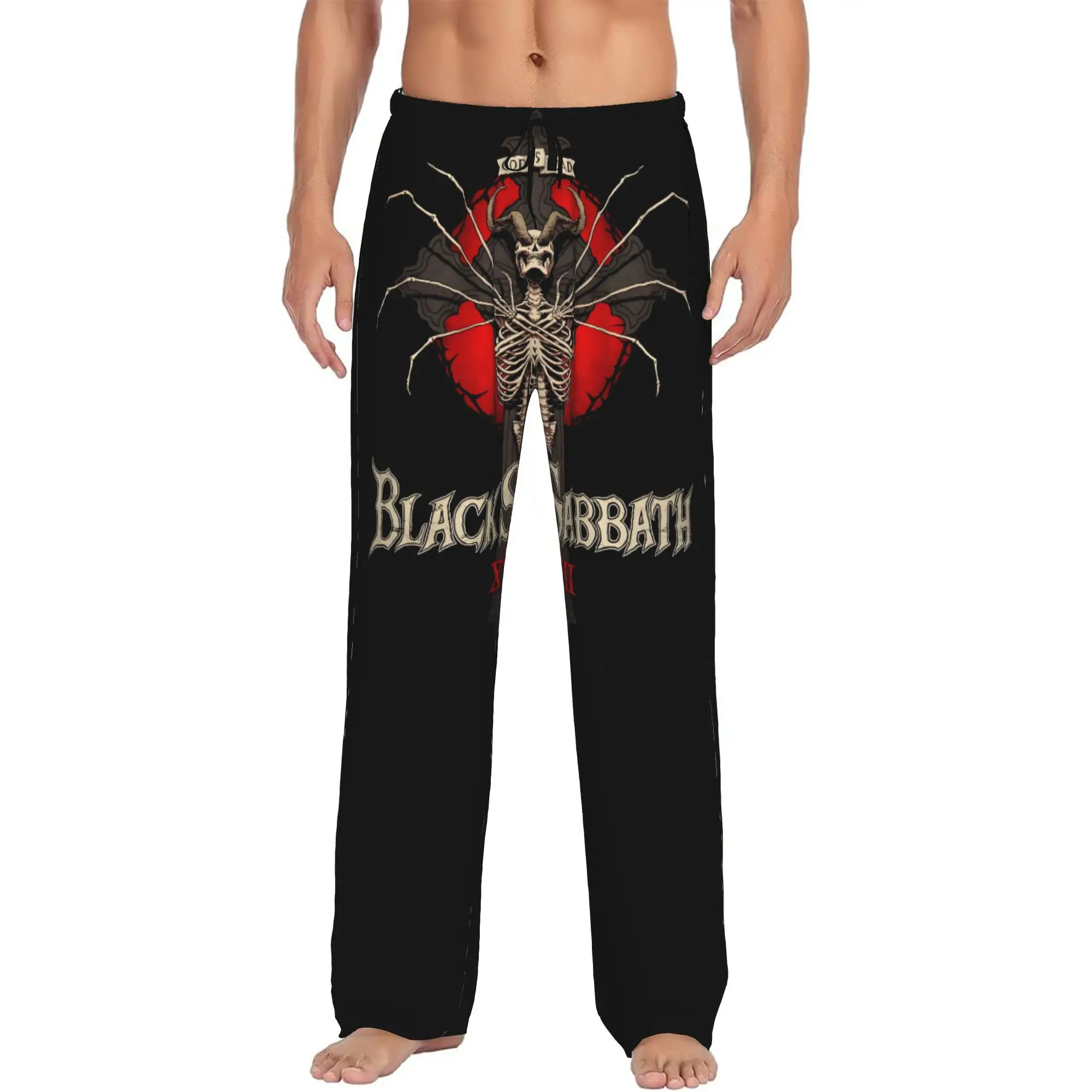 Custom Print Men S-Sabbathed Pajama Pants Mystery And Religion Sleepwear Sleep Lounge Bottoms with Pockets
