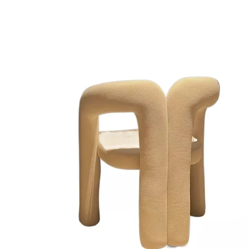 Simple bedroom home light luxury dining chair, backrest dresser chair