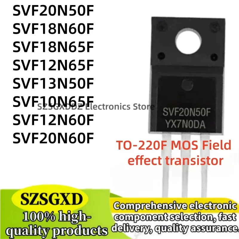10-20Uds 100% new SVF10N65F SVF12N60F SVF12N65F TO220F SVF13N50F SVF18N60F SVF18N65F SVF20N50F SVF20N60F TO-220F In Stock