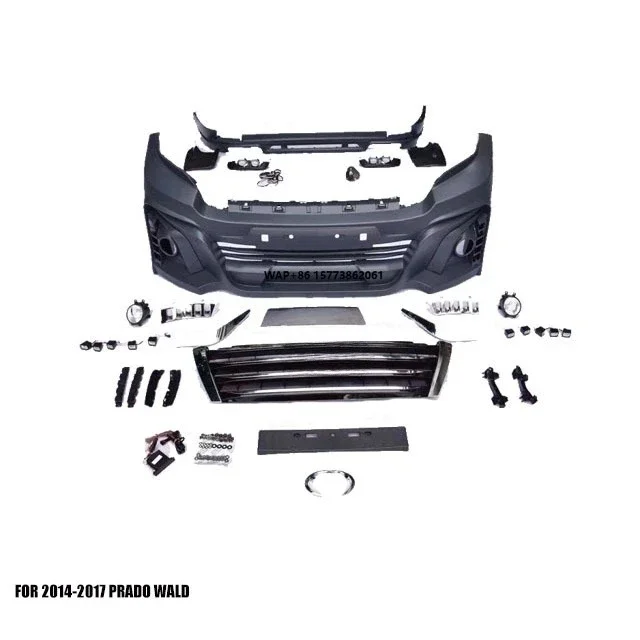 

Car Accessories WALD Body Kit Bumper for Prado 2014 2015 2016 2017 Year. Plastic Material Perfect Fitment