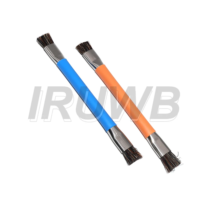 1pcs The safety double-ended brush is used for cleaning the chips of mobile phones and computer motherboards