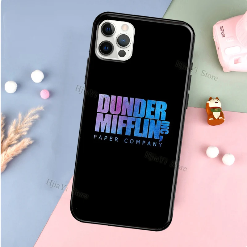 Dunder Mifflin The Office Phone Case For Apple iPhone 13 12 11 Pro Max mini X XR XS Max 7 8 Plus SE 2020 Cover Coque