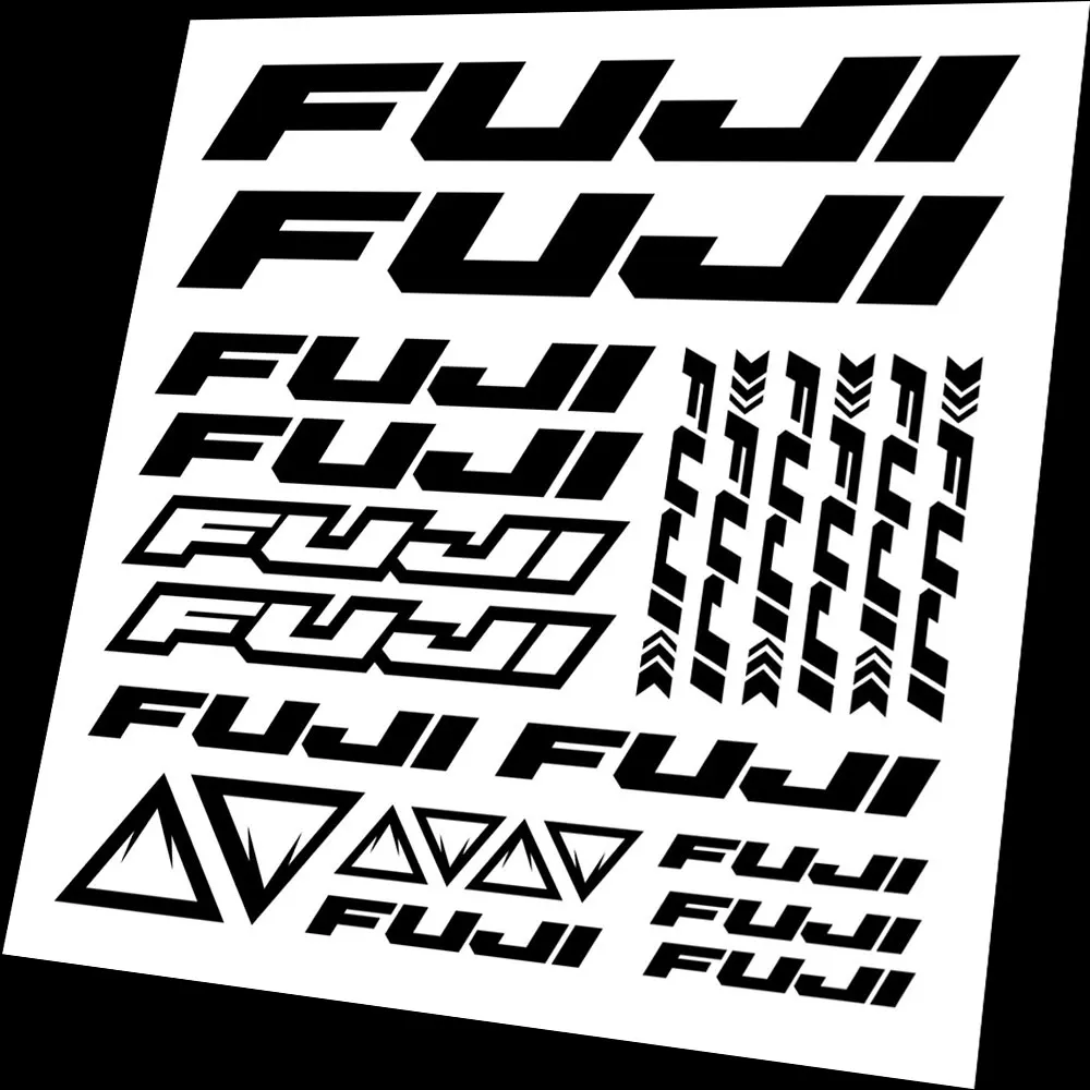 For FUJI Bike Bicycle Cycling Frame Decals Stickers Graphic Set Vinyl Mountain Bike MTB BMX Road Frame