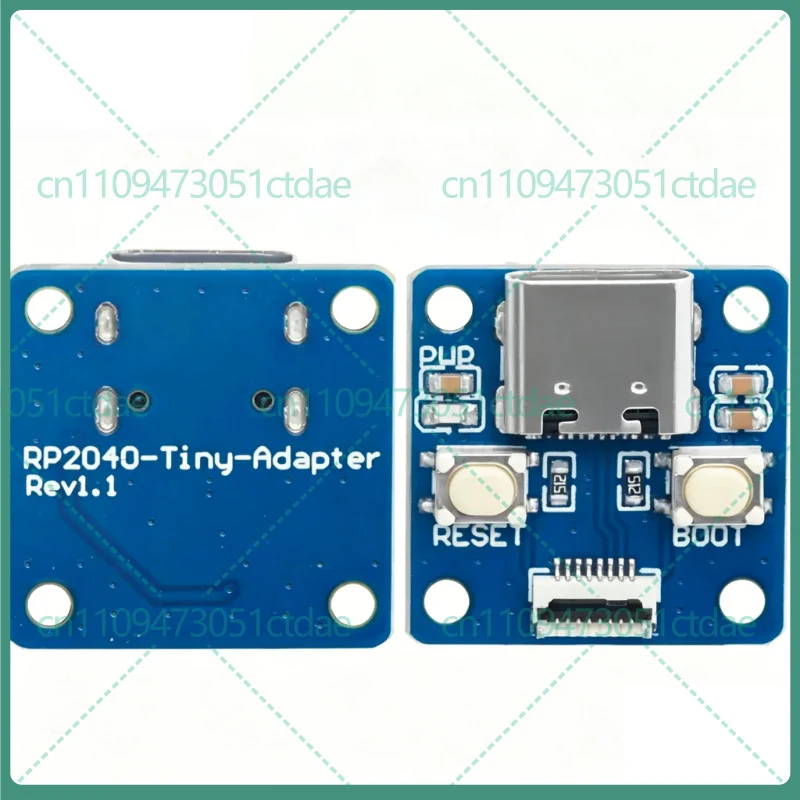 2-8pcs For RP2040-Tiny RP2040 Zero Development Board USB Split Design for Raspberry Pi Pico
