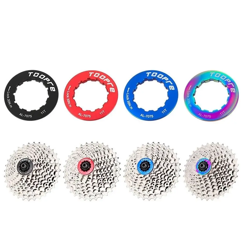 Cassette Bicycle Parts Cycling Flywheel Lock Ring 11T Cassette Sprocket Cover Sprocket Locking Cover Bike Flywheel Locking Ring