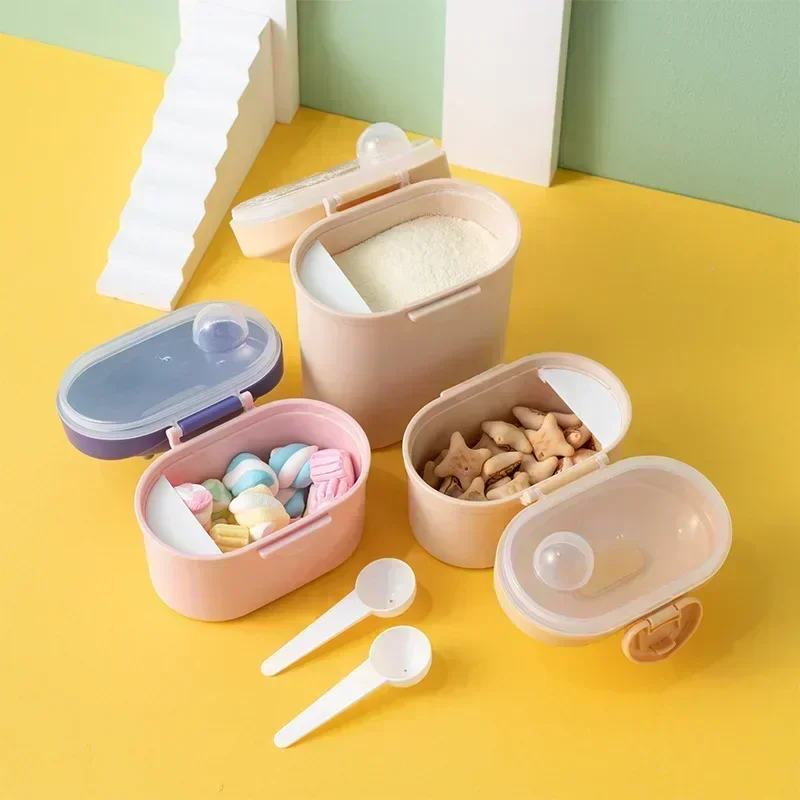 Newborn Food Storage Boxes Baby Milk Powder Box Infant Feeding Container Powder Dispenser Kid Meal Toddler Snack Portable Grade