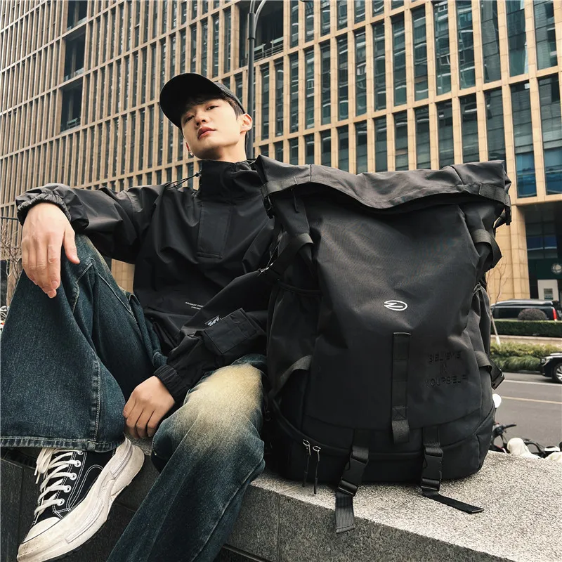 Unisex Oxford High Quality Large-Capacity Casual Sports Backpack for Students Simple Travel Bag