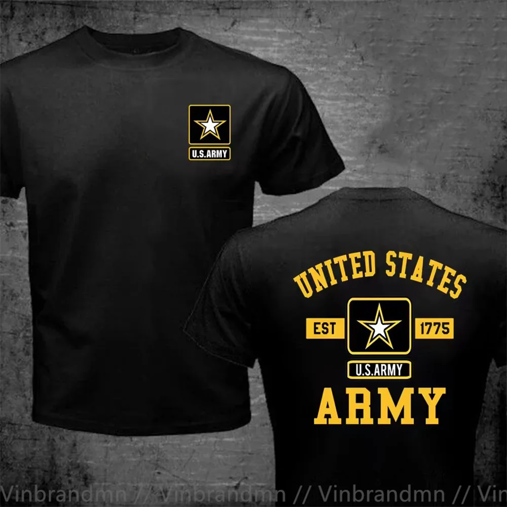 US Army Airborne T Shirt Men United States Army Fashion T-Shirt Trendy Casual Clothes Summer tshirt HipHop Street Tops Tee Shirt