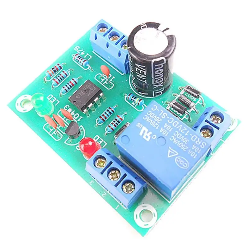 Liquid Water Level Detection Sensor Module, 12V DC Relay Controller Switch Automatic Detection Pump Tank Water Level Controller