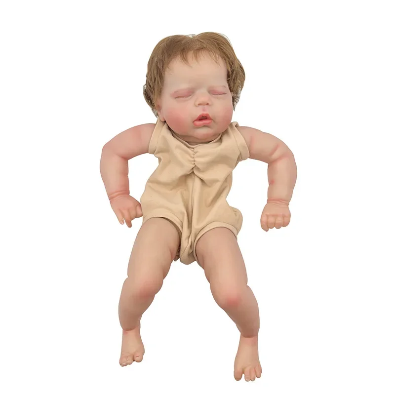 22inch Alexis Lifelike Unfinished Reborn Doll kit painted Doll kit Doll parts with Hand Root Hair