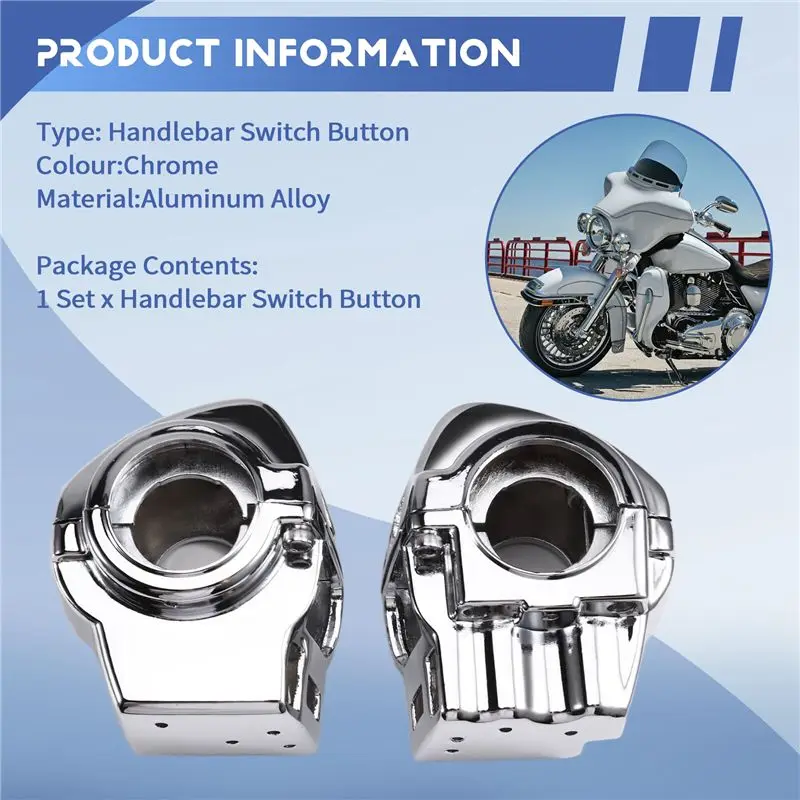 Highly Recommended For Ultra Classic Electra Glide Road King Glide 1996-2013 Handlebar Button Shell For Motorcycle