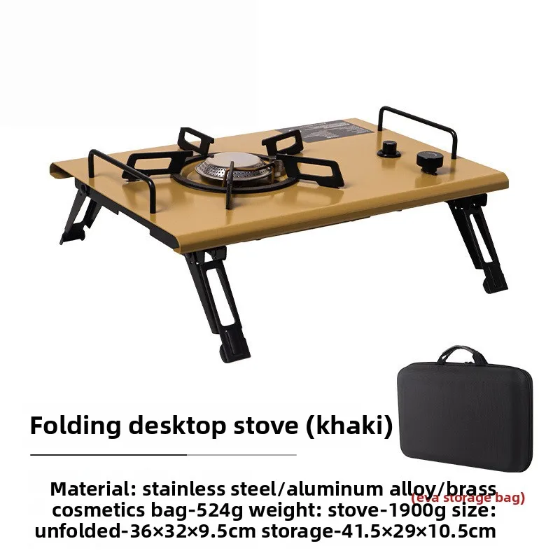 

Cassette Stove Outdoor Multifunctional Dual-Purpose IGT Camping Table Portable Folding Card Magnetic Stove Household Gas Stoves