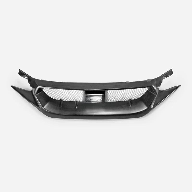 

High Quality JS Style FRP Front Bumper Grille For Civic Type R FK8 2017 Onwards, Also Suitable For FC1 FK7 With Simple Cutting R