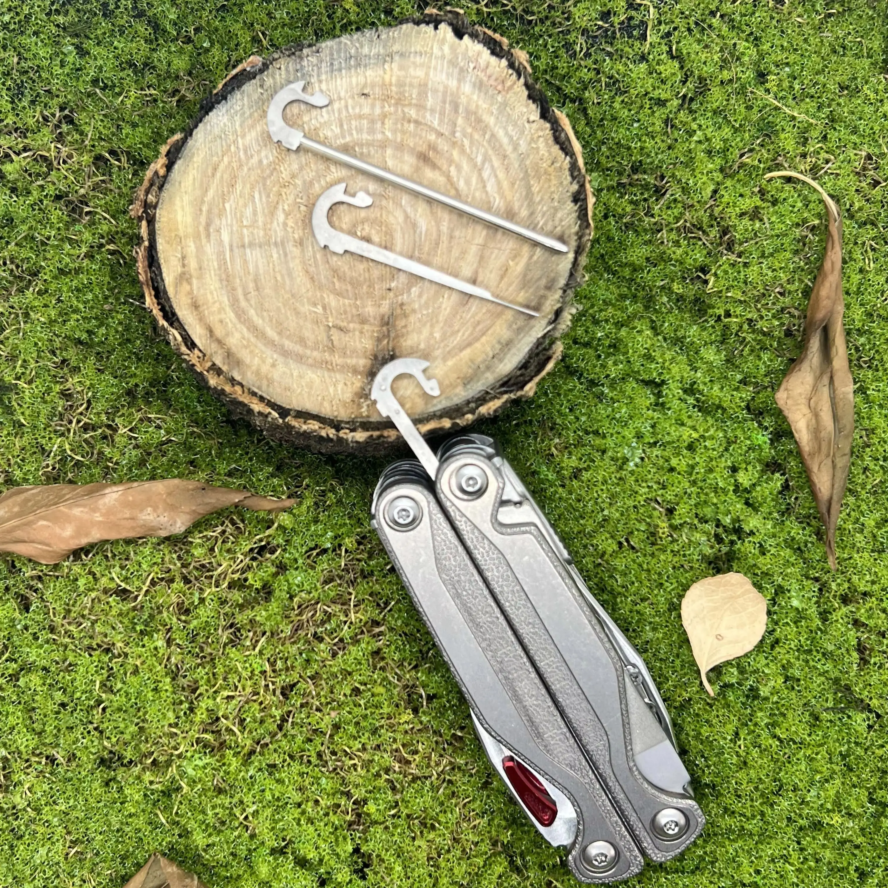 1 set Titanium Alloy TC4 Include Tweezers Ballpoint Pen Pin Toothpick For Leatherman Charge TTI DIY Accessories