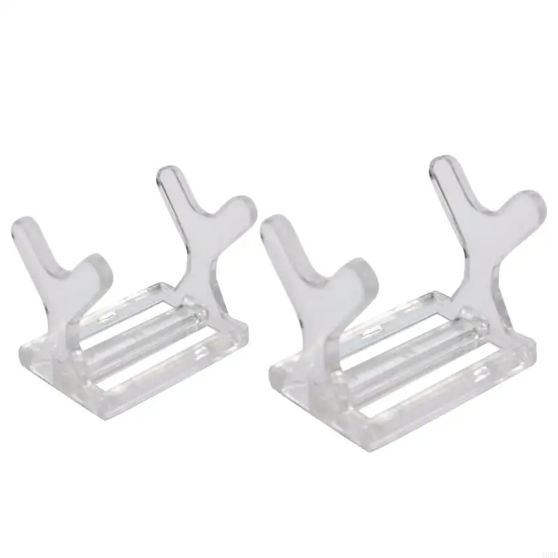 A9BF Fishing Lure Display Stands Plastic Decorative Baits Showing Stand Shelf Holder
