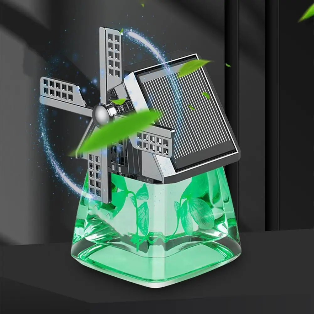 السيارات طاحونة الشمسية سيارة العطور معطّر الهواء الروائح سيارة الدورية الطاقة الروائح الناشر الديكور لطيف Interi H4X6