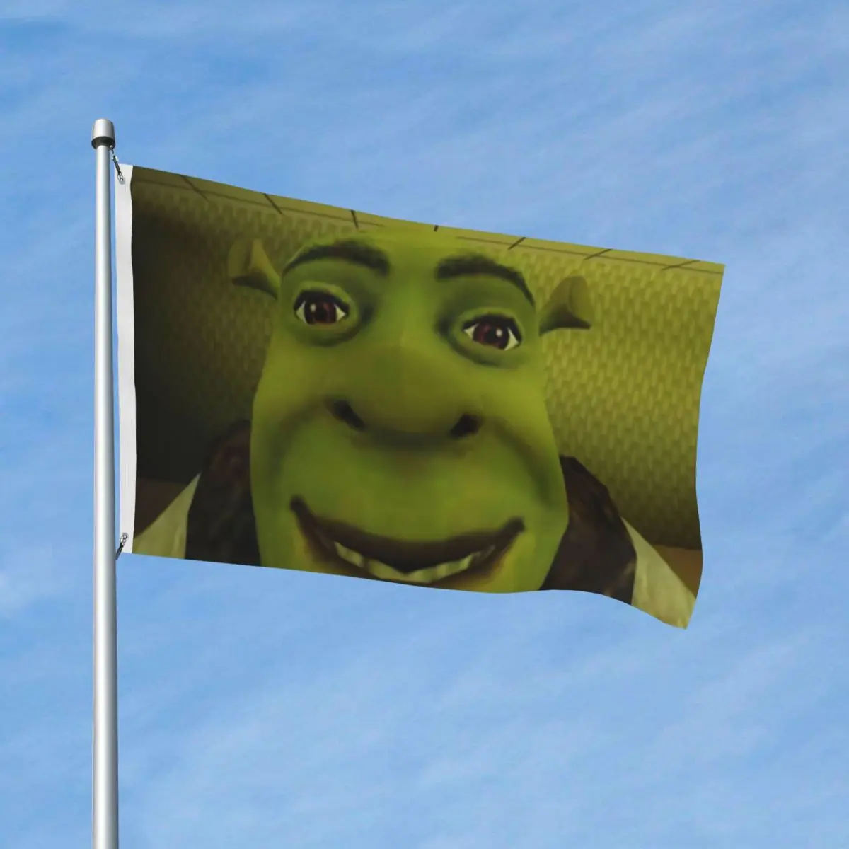 Shreks Funny Meme Flag Double Sided Outdoor Banner All Weather Home Room Dorm Wall Decor 3x5 FT