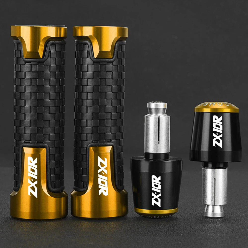 Palancas De Freno Y Embrague Cortas Ajustables CNC Doradas Para KAWASAKI ZX10R 2004-2005