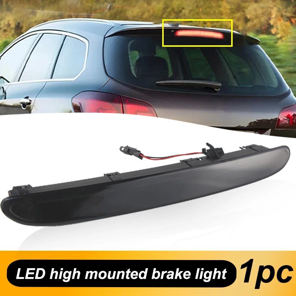 

1x Smoked Led High-Mount 3rd Third Brake Stop Light Rear Tail Signal Lamp For Opel Vauxhall Astra J Hatch 09-15 GTC OPC 12-18