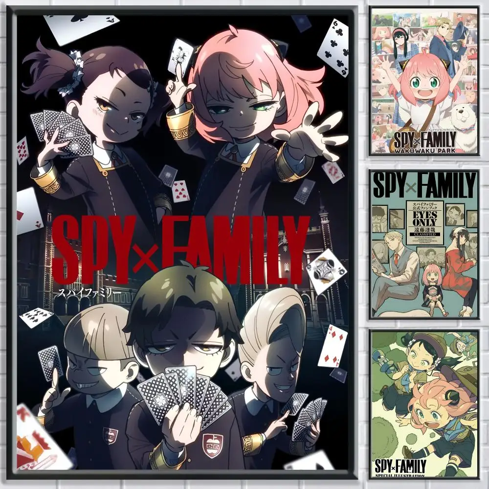 Anime S-Spy x Family Painting Calligraphy Canvas HD Wall Art Decor Interior Poster for Home Room Decoration