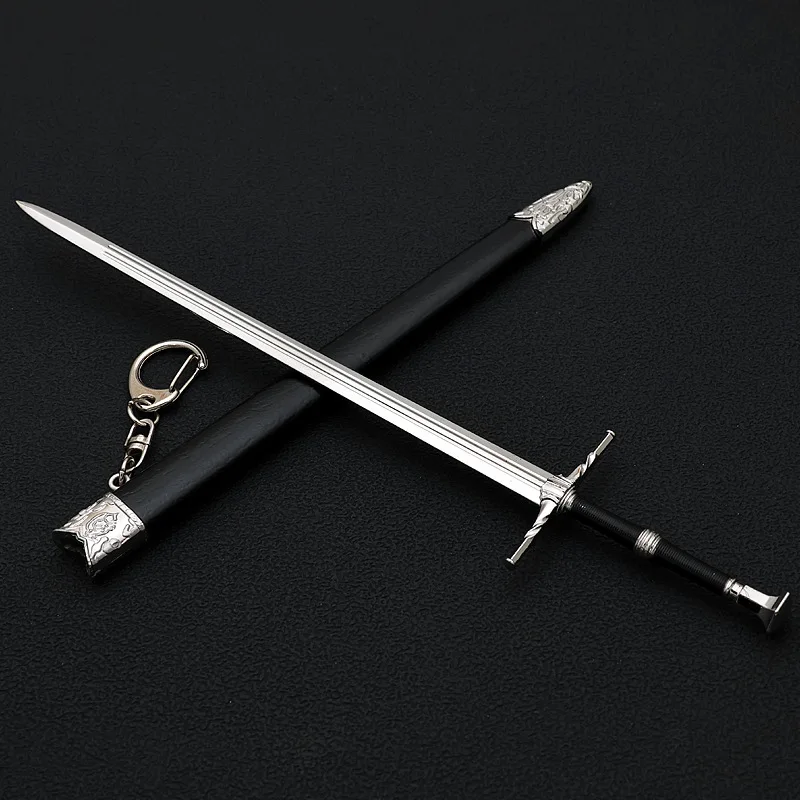 22 سنتيمتر Additem السيف لعبة المفاتيح الشكل الطرفية المعادن الحرفية نموذج المشهد الدعائم سطح المكتب الحلي هدايا عيد اللعب