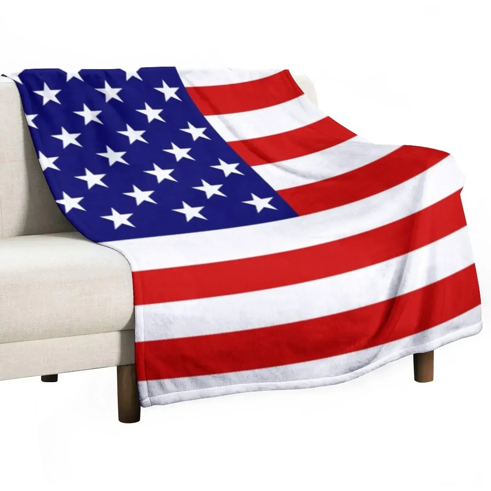 

USA Flag Throw Blanket Camping valentine gift ideas Blankets