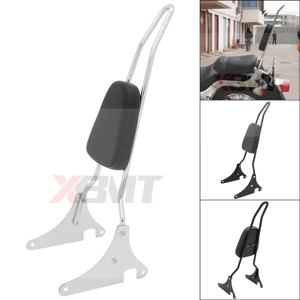 

Motorcycle Backrest Sissy Bar For Kawasaki Vulcan 400 800 VN400 VN800 1996-2012 2013 2014 2015 2016 2017 2018 2019