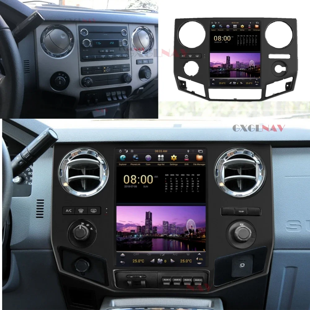 

12.1 Inch Android 11 Vertical Screen Radio For Ford F250 F350 2013 2014 GPS Carplay Car Multimedia Player Navigation Head Unit