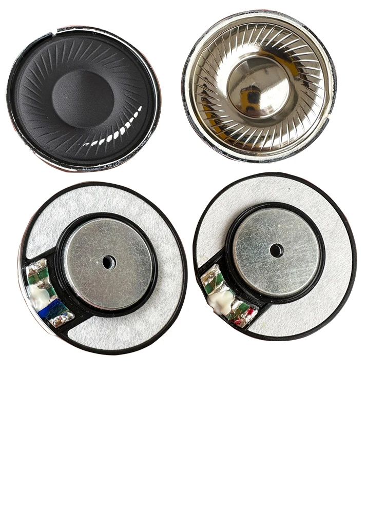 17Ohm Titanium Film Headphone Speaker 40MM Stereo Headset Driver For DIY Repair Parts 2PCS image 5