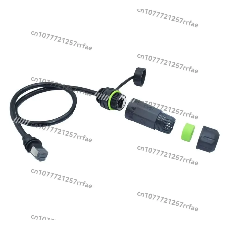 Alloy Nylon Mini RJ45 Adapter Waterproof IP68 CAT6A High Mechanical Stability Bulk Network Connection