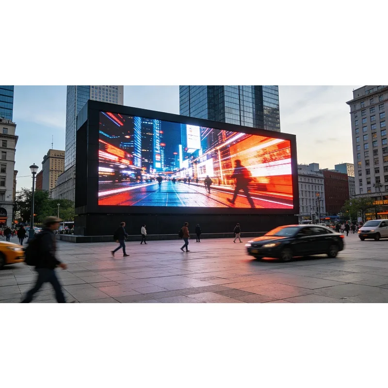 High Brightness Outdoor LED Display Sunlight Readable Waterproof Full Color HD Screen for Advertising Billboard