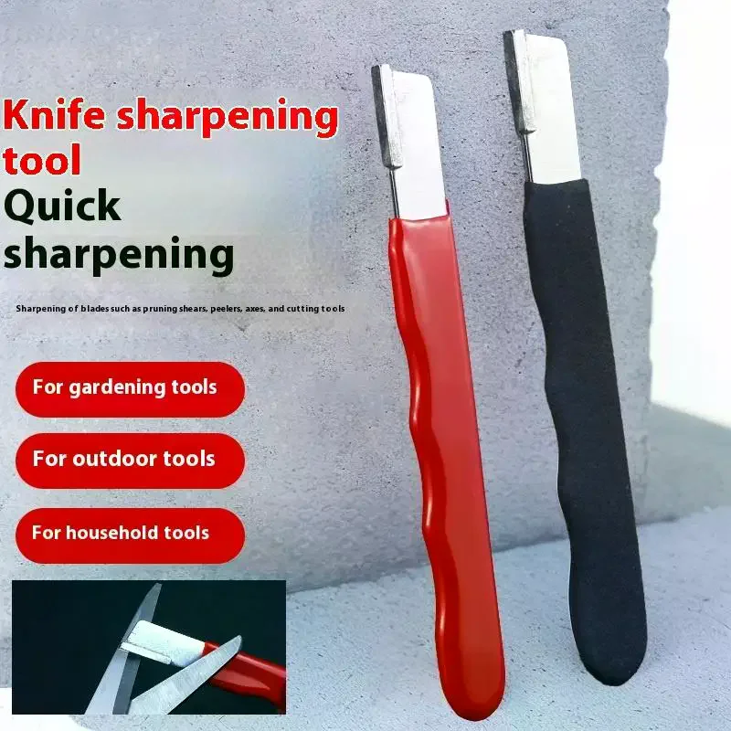 2 Buah Pengasah Pisau Gunting Profesional Berbahan Tungsten Diamond Keramik Untuk Semua Jenis Bilah Pisau Dapur dan Gunting Kebun