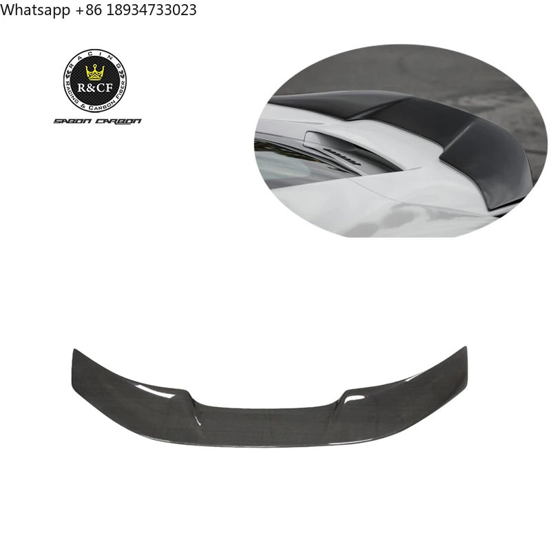 

For 2015-18 Ferrari 488 GTB Carbon Fiber Rear Trunk Spoiler Wing Vor Style