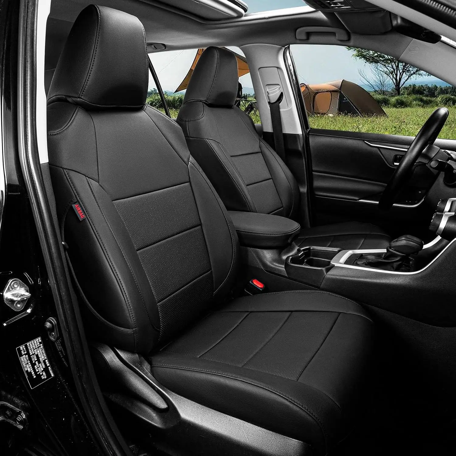 Coverdream Corolla Car Seat Covers Custom Fit For Toyota Corolla Cross 2022-2026 LE/XLE/XSE Series Waterproof Full Set Seat Protector Seat Covers