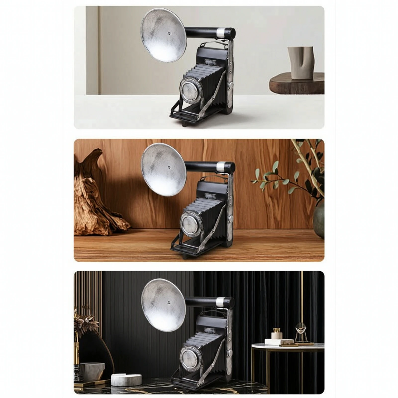 Camera Model Industrial Camera Model Decor Nostalgic Decorative Object Classic for Collectors, Shelf, Office