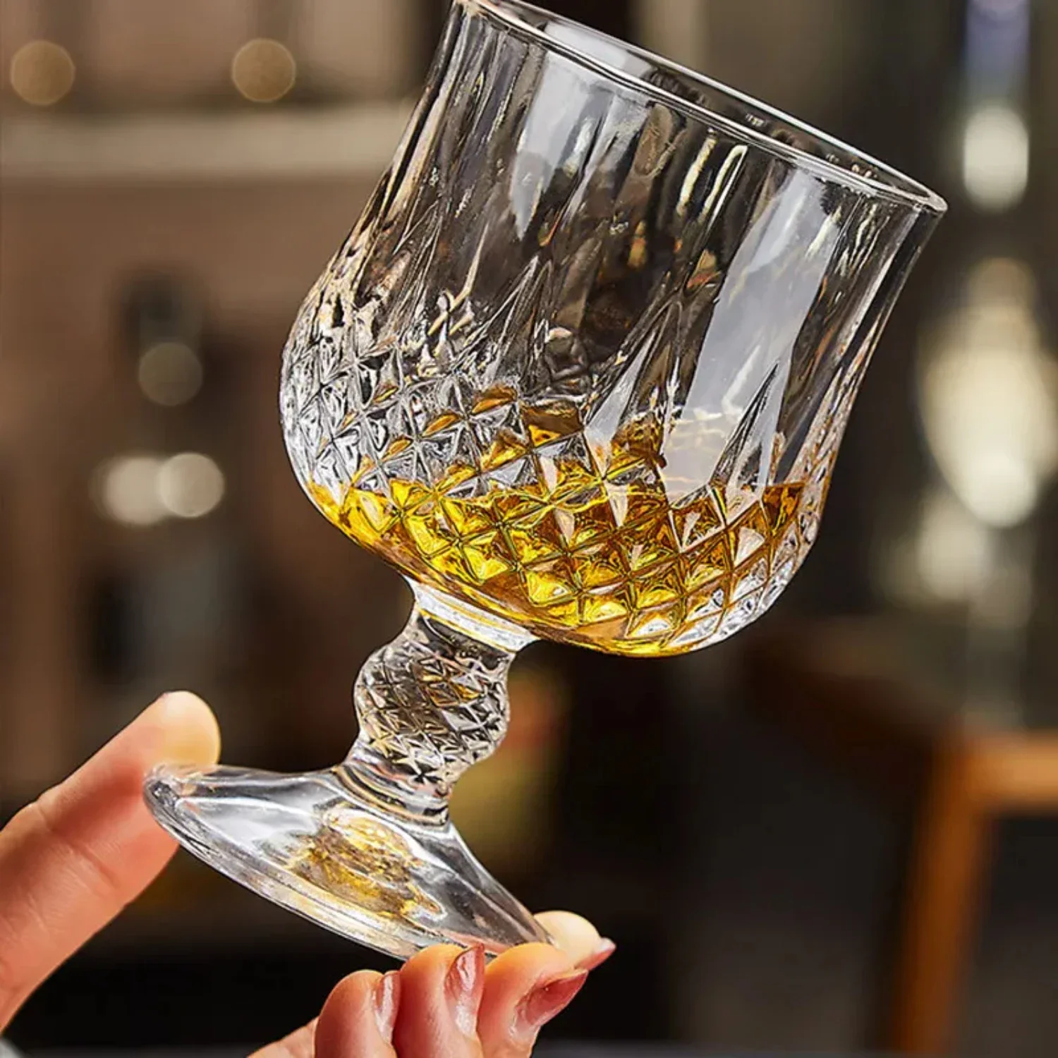 Elevate your at-home cocktail game with these stunning, exquisitely crafted crystal shot cups. Indulge in the luxury of sipping