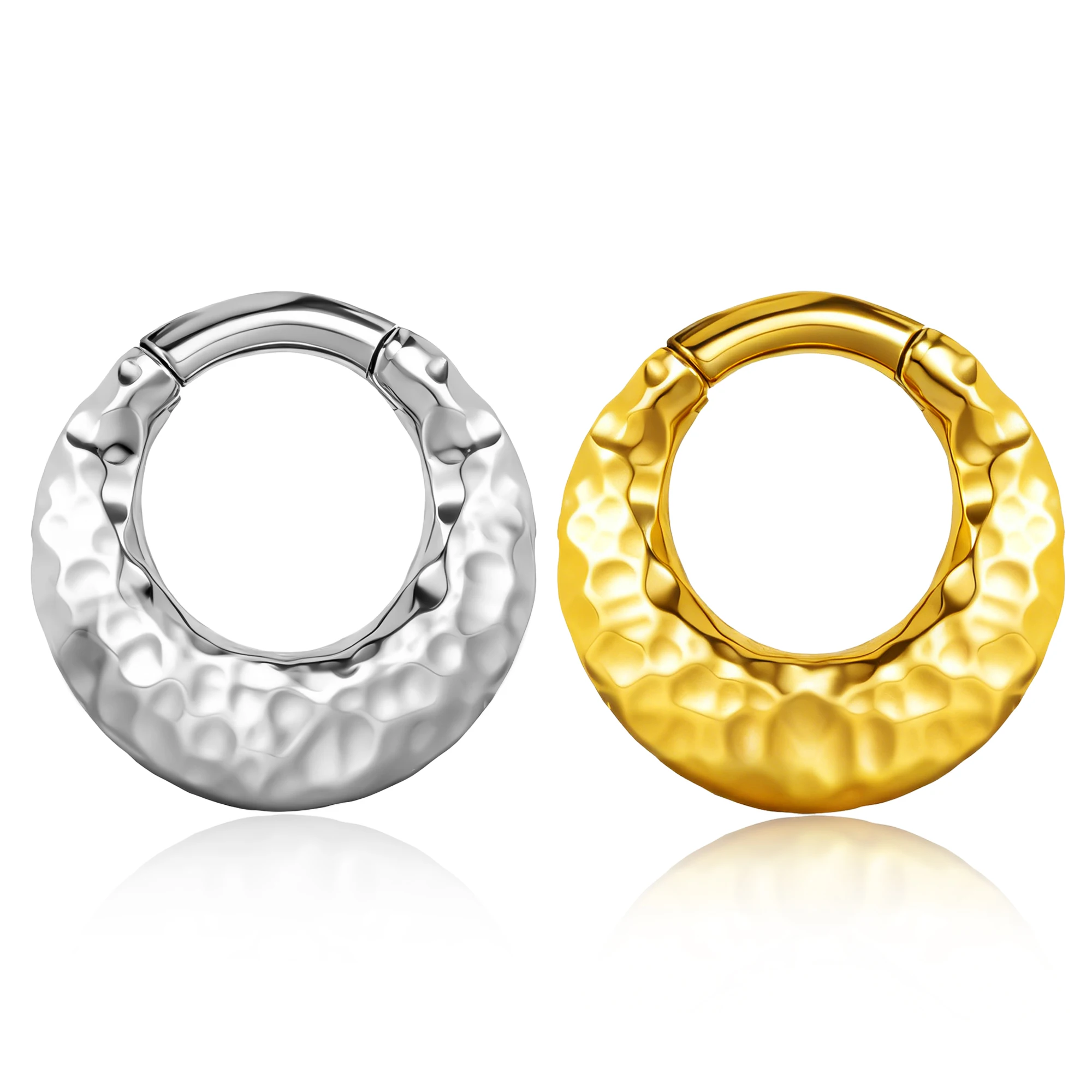 Body Jewelry Hangers - Vankula 2PCS round Ear Hoop Weights