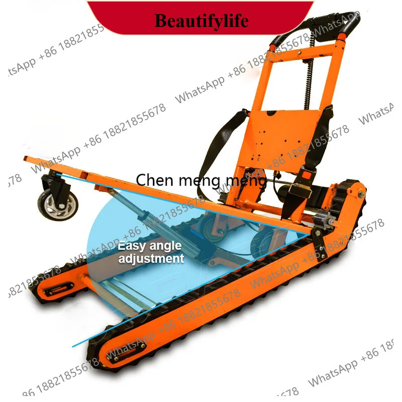 z189 Electric Stair Transportation Aluminium Trolleys Foldable Electric Hand Truck Heavy Duty Electric Stairs Climber