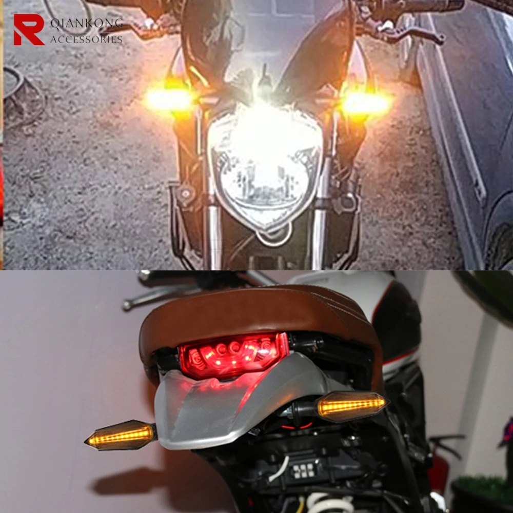 العالمي لكاواساكي فولكان S 500 650 900/1500 فولكان s VN900 1600 800 دراجة نارية جزء وامض بدوره مصباح إشارة 12 أضواء LED