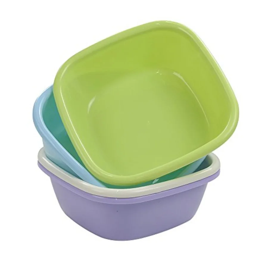 

8 Quart Small Wash Basins, 4-Pack