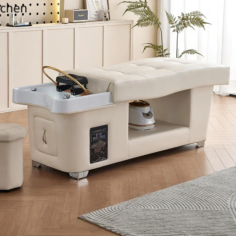 HT سرير شامبو لتدوير المياه مع صالون تجميل لتدليك الأذن بالكامل