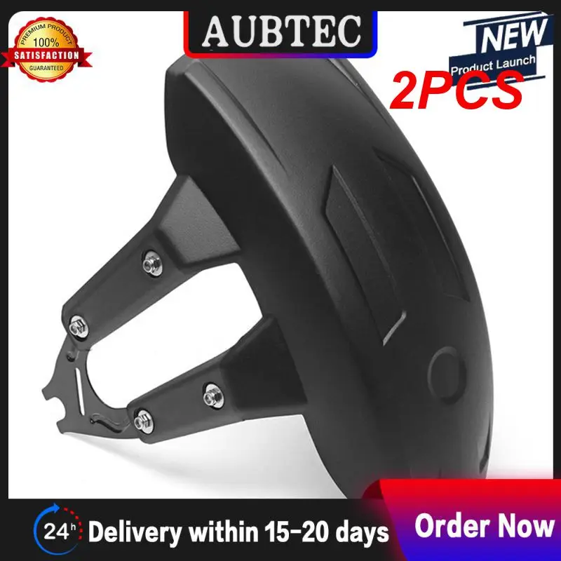 

2PCS Rear Wheel Cover Durable Mudguard W/bracket For Fender Splash Guard Motorcycle Parts Universal Motorcycle Accessories