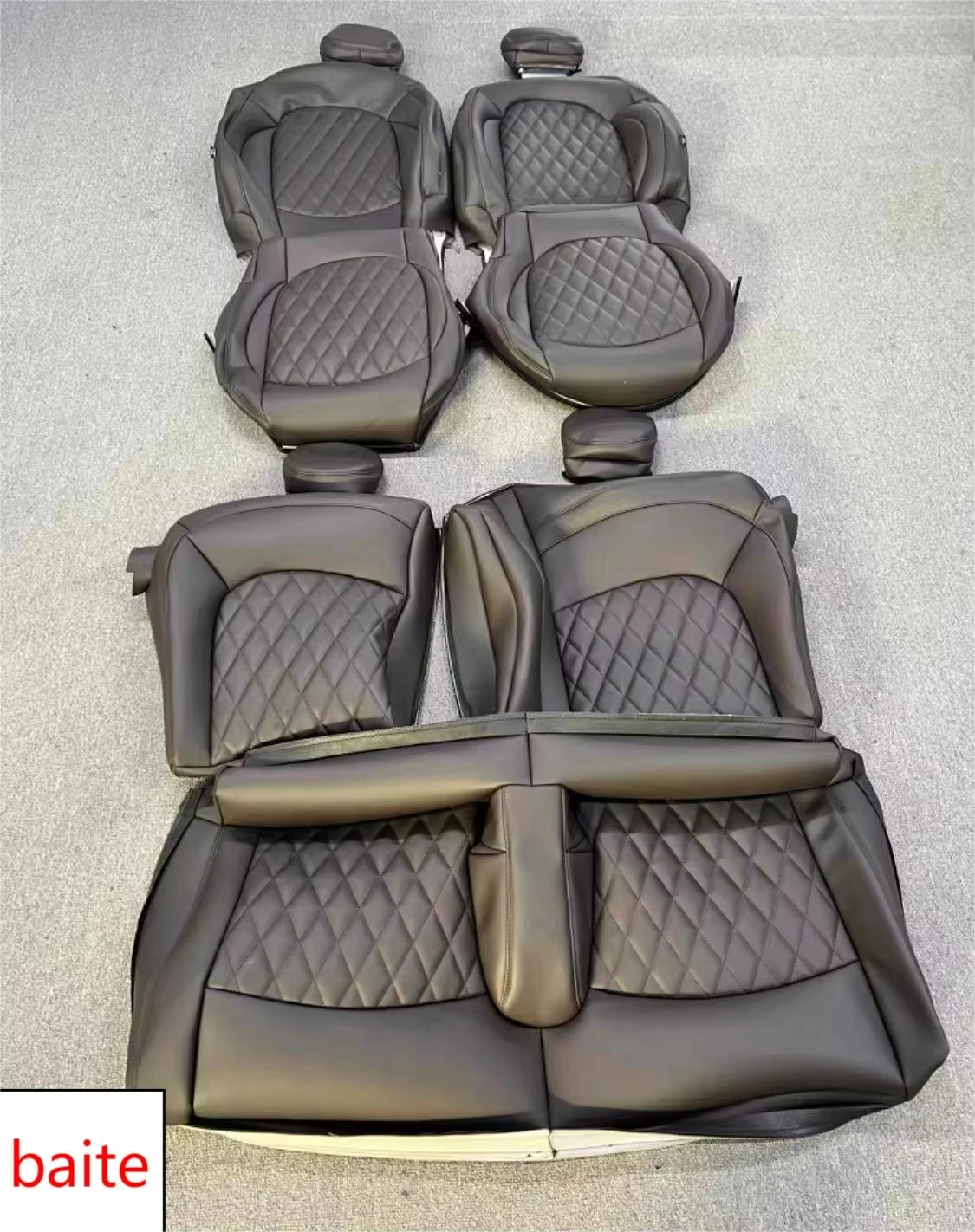 New car interior accessories, sports leather seat cover decoration full set of luxury car seat covers, suitable for BMW