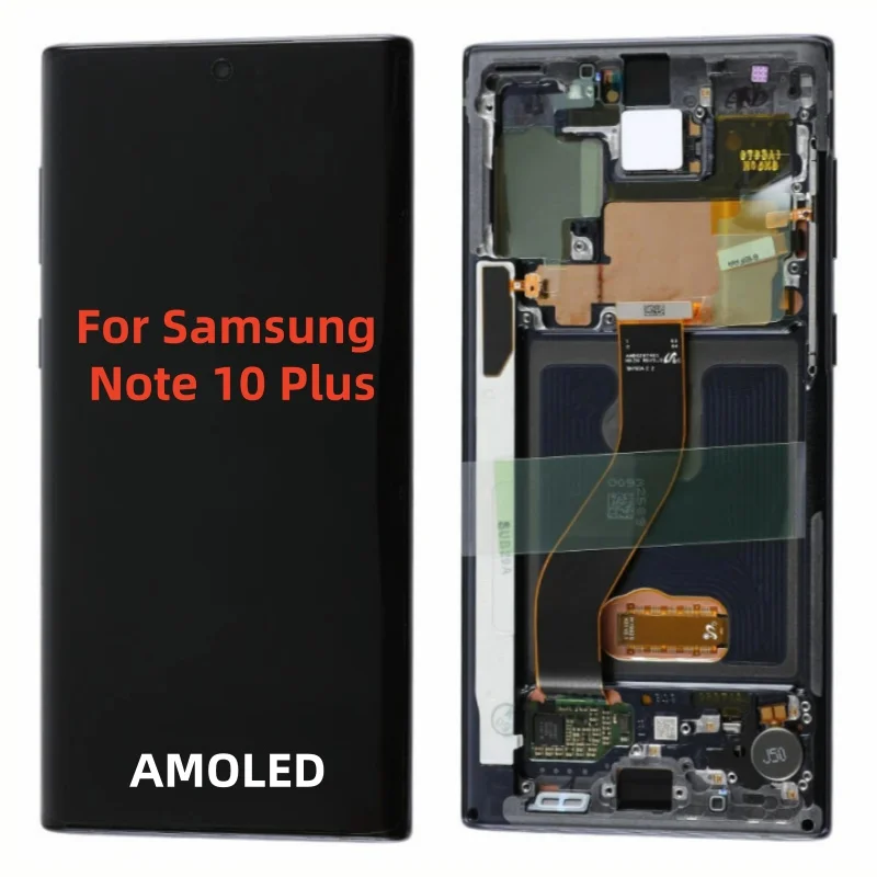 AMOLED For Samsung Note 10 Plus 5G Original OLED Screen Display Assembly For Note 10+ N976F N976U N976B N976N