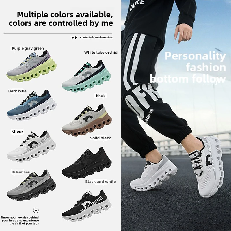 

Hollow Design Men Sports Shoes Outdoor Men's shoes sneakers Walking Running Shoes Marathon Jogging Light Breathable Mens Runners