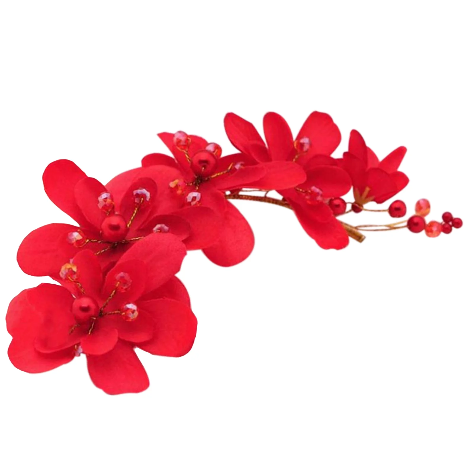 Floral Headband Garlands Festival Elegant Girls Women Hair Accessories for Bride Bridesmaid Princess Costume