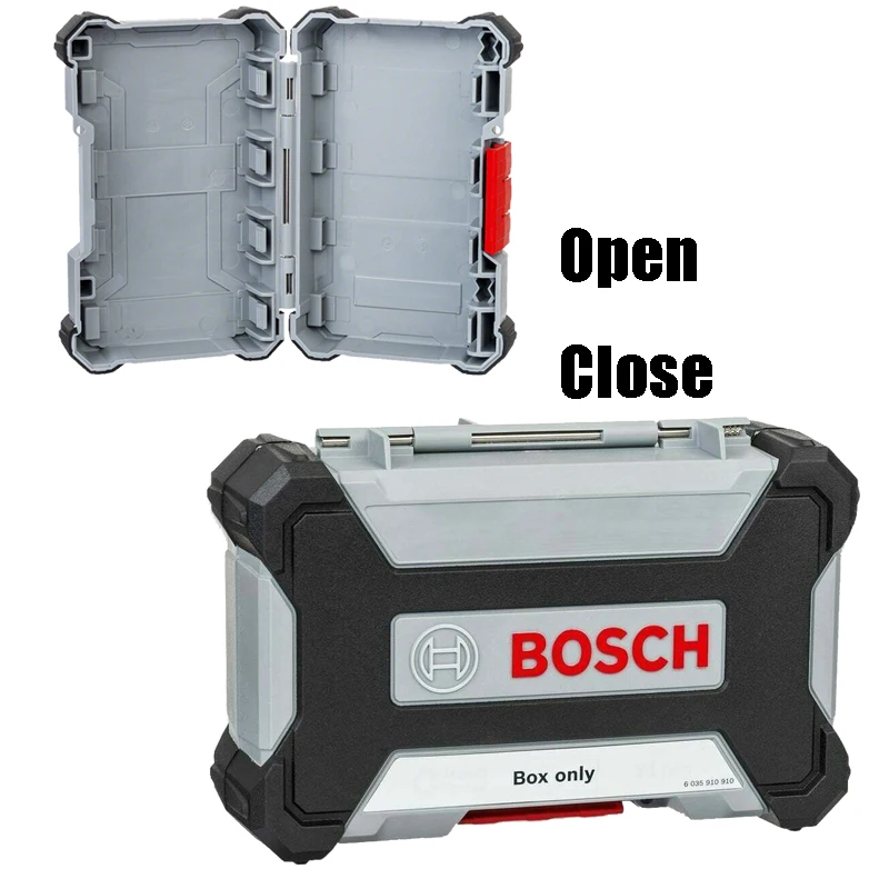 Imagem -04 - Bosch-antiskid Hard Shell Caixa de Armazenamento de Plástico Caixa de Ferramentas de Anexo Portátil 2608522363